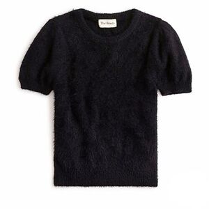 NWT THE REEDS Puffed Sleeve Sweater Black M